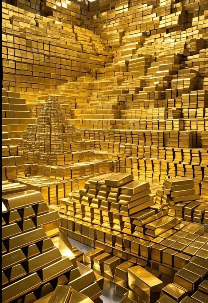Vault of gold bars