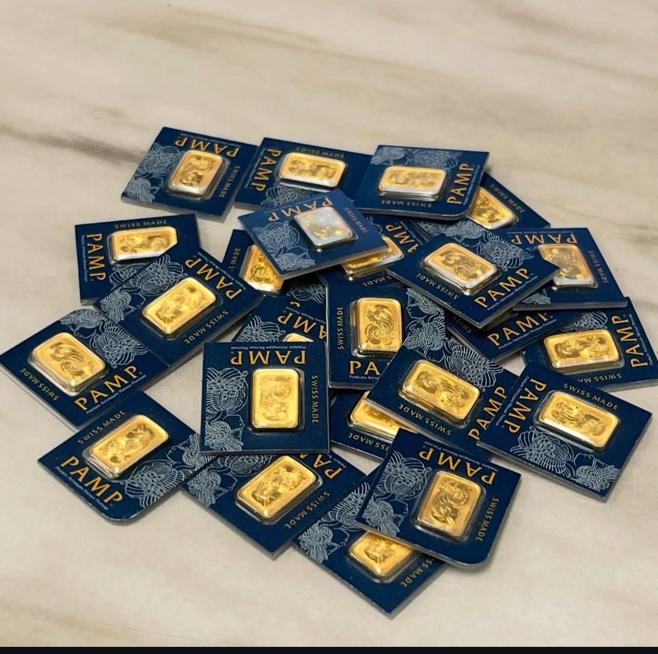 PAMP gold bars
