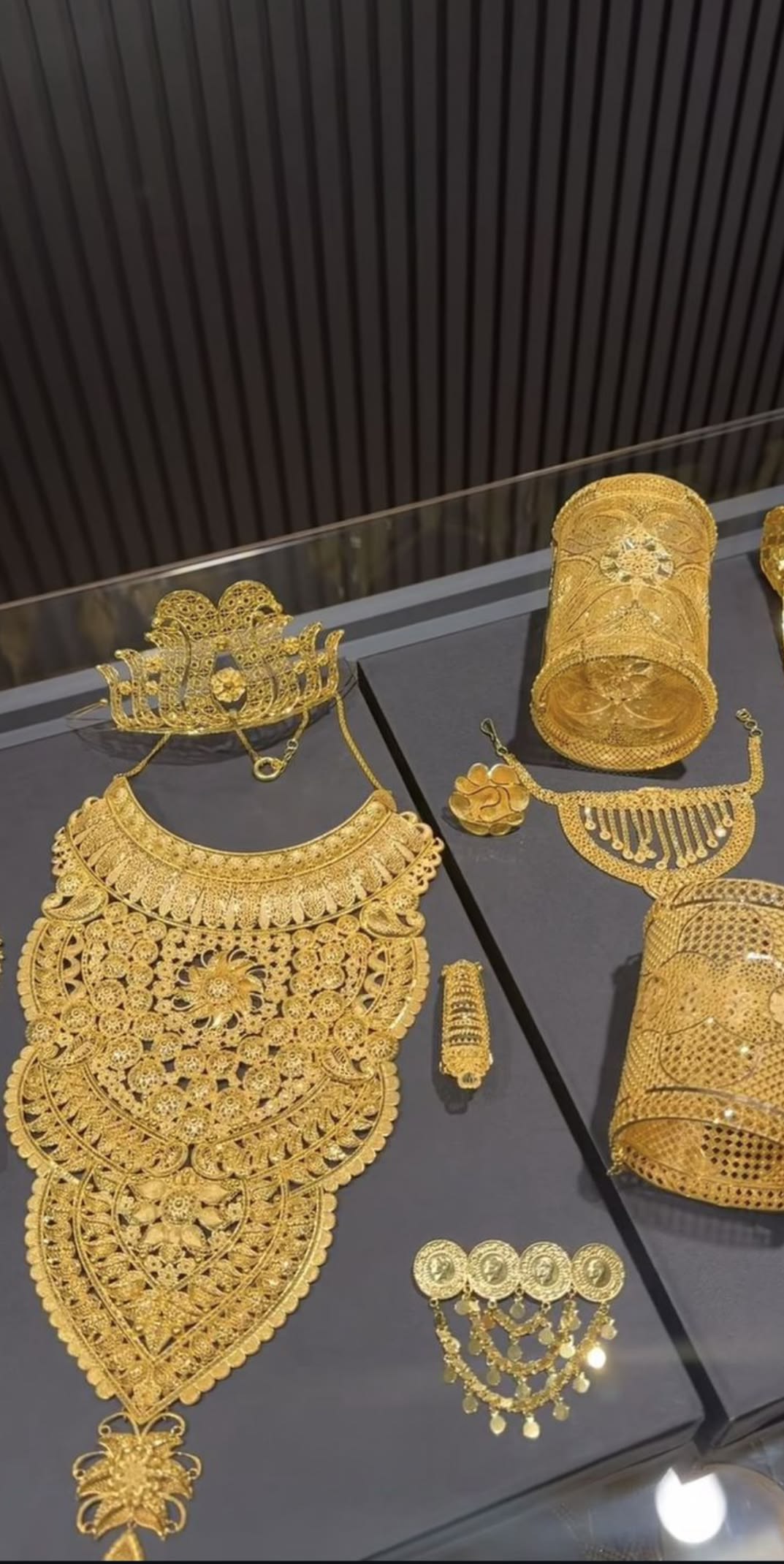 Luxury gold display