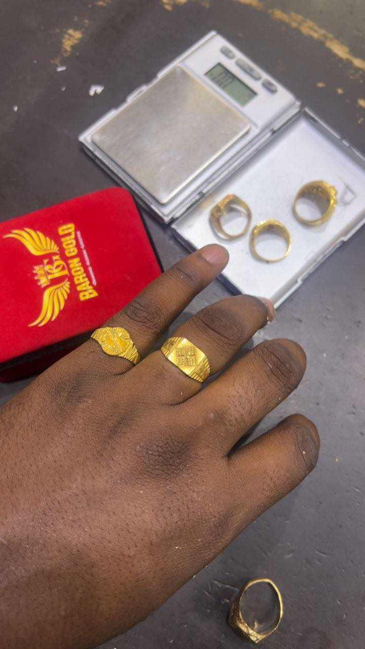 Gold rings restored